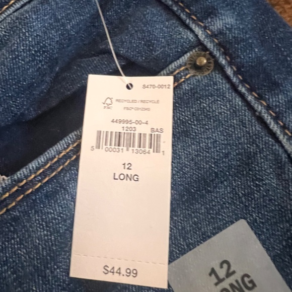 Old Navy kicker boot cut jeans size 12 - Picture 2 of 4